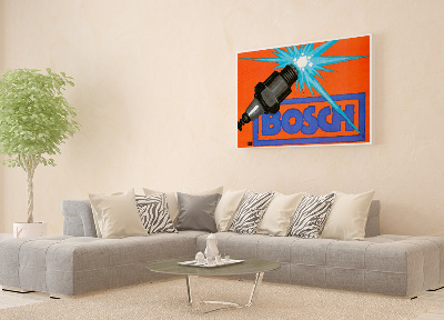 Retro-Poster Bosch, Zündkerzen