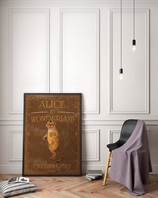 Poster Alice im Wunderland Cheshirt Katze