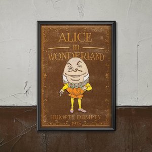 Poster Alice im Wunderland Humpty Dumpty