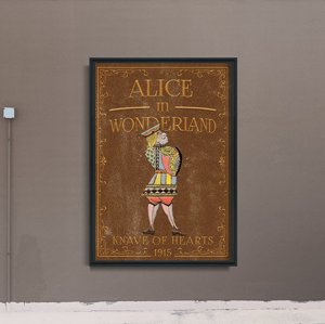 Poster Alice im Wunderland Herzensbub