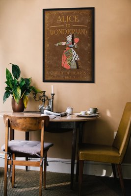 Poster an der Wand Alice im Wunderland Herzkönigin