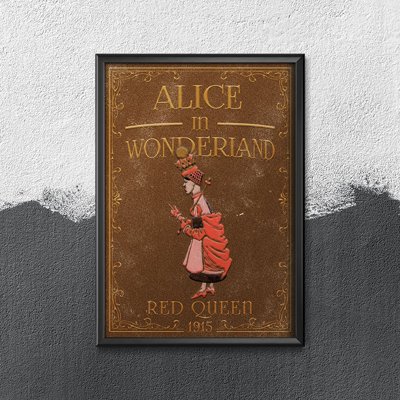 Poster Alice im Wunderland Die rote Königin