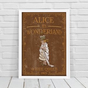 Poster Alice im Wunderland Weiße Königin