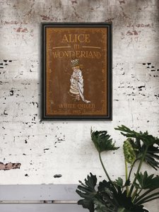 Poster Alice im Wunderland Weiße Königin