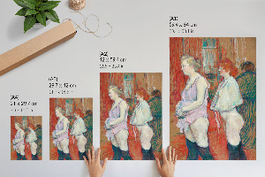 Poster kunstdruck Rue des Moulins