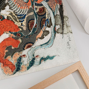 Kunstdruck poster Japanische Frau