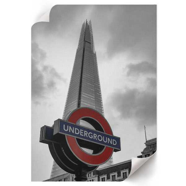 Poster kunstdruck Londoner U-Bahn