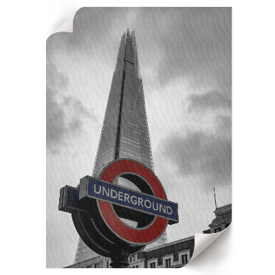 Poster kunstdruck Londoner U-Bahn