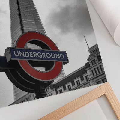 Poster kunstdruck Londoner U-Bahn