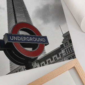 Poster kunstdruck Londoner U-Bahn