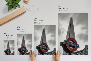 Poster kunstdruck Londoner U-Bahn