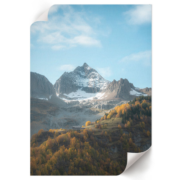 Wand poster Herbst in den Bergen