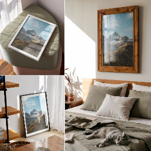 Wand poster Herbst in den Bergen