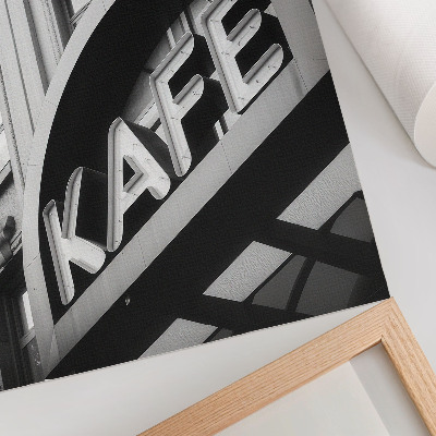 Kunstdruck leinwand Stadtcafé