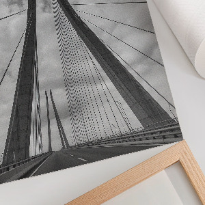 Poster auf leinwand Moderne Brücke