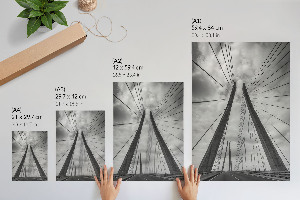 Poster auf leinwand Moderne Brücke