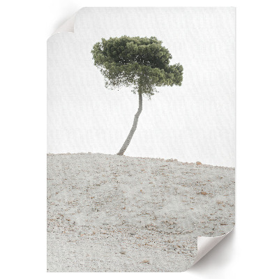 Poster kunstdruck Einsamer Baum