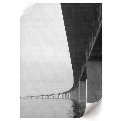 Wand poster Brücke und Wasser