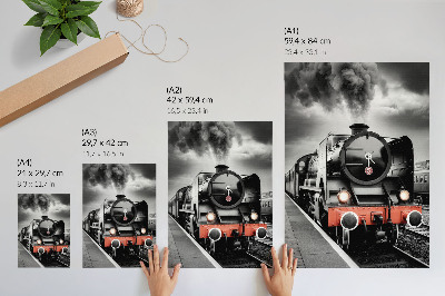 Poster leinwand Dampflok