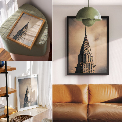 Poster kunstdruck Die Architektur des Gebäudes