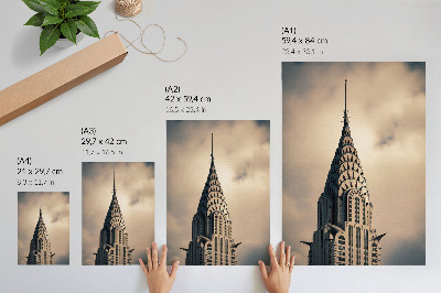 Poster kunstdruck Die Architektur des Gebäudes