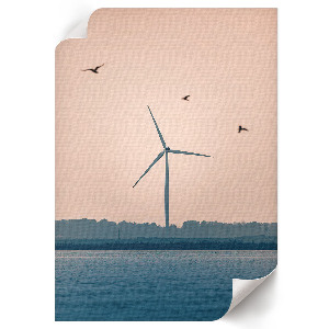 Wand poster Ein friedliches Panorama