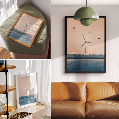 Wand poster Ein friedliches Panorama