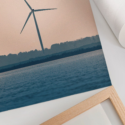 Wand poster Ein friedliches Panorama