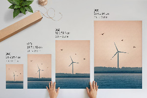 Wand poster Ein friedliches Panorama