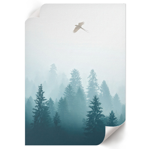 Kunstdruck poster Ein Vogel im Flug