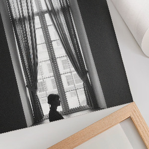 Poster leinwand Vintage-Fenster