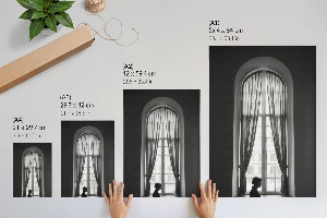 Poster leinwand Vintage-Fenster