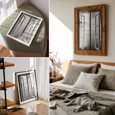 Kunstdruck poster Fenster öffnen