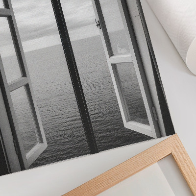 Kunstdruck poster Fenster öffnen