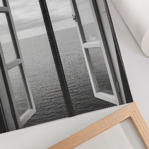 Kunstdruck poster Fenster öffnen