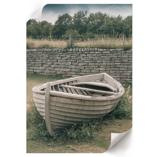 Poster leinwand Altes Boot