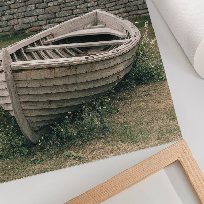 Poster leinwand Altes Boot