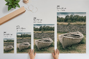 Poster leinwand Altes Boot