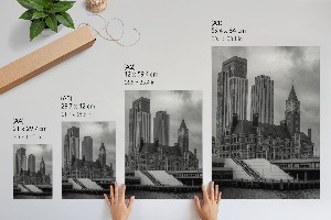 Kunstdruck poster Stadtarchitektur