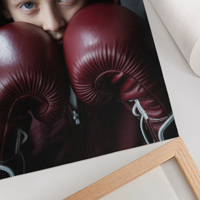 Kunstdruck leinwand Junger Boxer