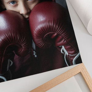 Kunstdruck leinwand Junger Boxer