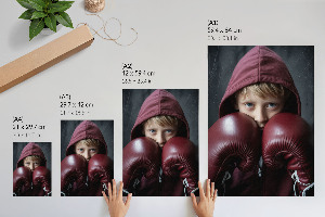 Kunstdruck leinwand Junger Boxer