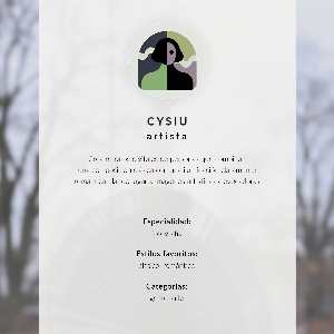 Retro poster Porträt einer Frau