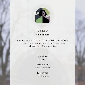 Retro poster Porträt einer Frau