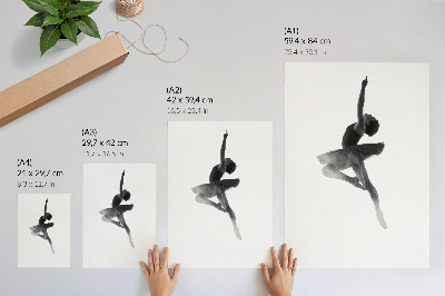 Poster leinwand Tanzen in der Luft