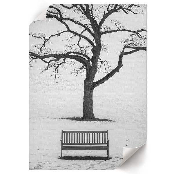 Kunstdruck leinwand Winterfrieden