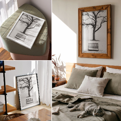 Kunstdruck leinwand Winterfrieden