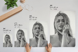 Plagát do obývačky Čiernobiela krása