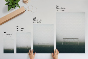 Wand poster Tor auf dem Platz