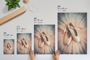 Poster na stenu Baletné topánky na tanec
